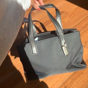 Black Coach mini Tote